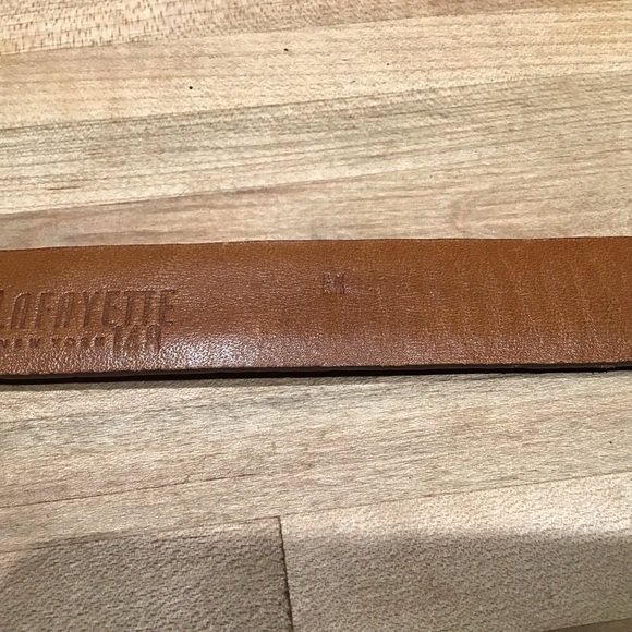 Lafayette 148 New York leather made in USA belt made in Italy buckle. Vintage? main image 6